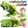 Wholesale Dinosaur Eating Cars Toy Truck Transport Carrier Car Dinosaur Truck Friction Toy Vehicle for Kids - Image 13