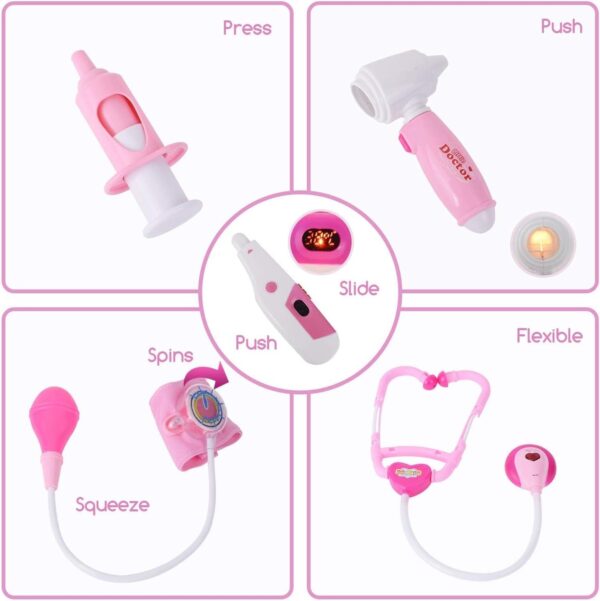 China Toy Factory 39Pcs Kids Pretend Play Educational Play Doctor Set Dental Toys for Kid - Image 10