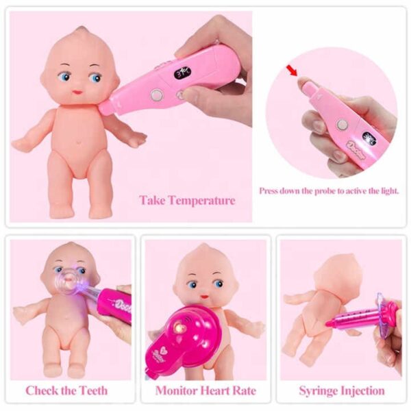 China Toy Factory 39Pcs Kids Pretend Play Educational Play Doctor Set Dental Toys for Kid - Image 12