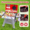 OEM Toys China Girl Toy Kitchen Set Barbecue Grill Toy Electric Cooking Games Furnace Play set Bbq Kitchen Toy - Image 17