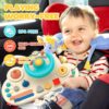 Educational Multi-functional Baby Sensory Toys Kids Busy Board Steering Wheel Gaming Montessori Toys - Image 20