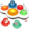 OEM Toys China Drum Toy Infant Early Education Musical Instrument Electric Baby Musical Light Up Toys Drum Gear - Image 14
