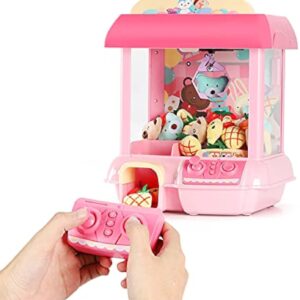 Girl Toys Mini Claw Machine Crane Game Toys Claw Machine for Kids with Plush Toys for Kids - Image 13