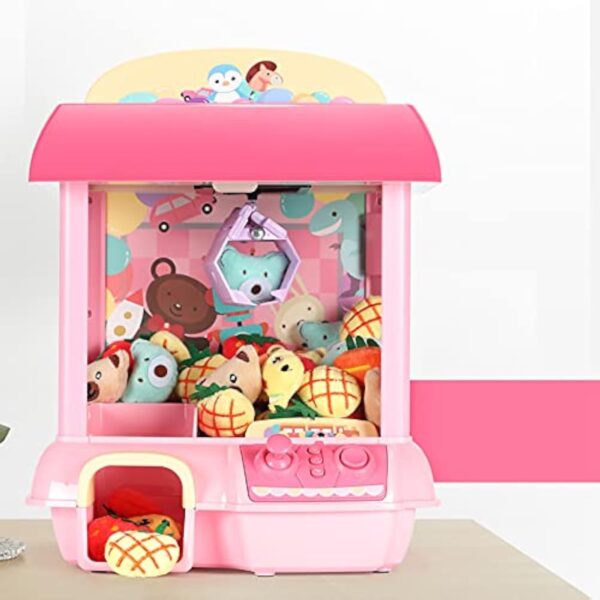 Girl Toys Mini Claw Machine Crane Game Toys Claw Machine for Kids with Plush Toys for Kids - Image 8