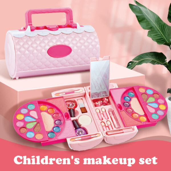 Girl Toys Children’s Beauty Fashion Play Girls DIY Make Up Game Kit Case Kids Cosmetics Kids Makeup Set - Image 4