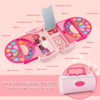 Girl Toys Children’s Beauty Fashion Play Girls DIY Make Up Game Kit Case Kids Cosmetics Kids Makeup Set - Image 14