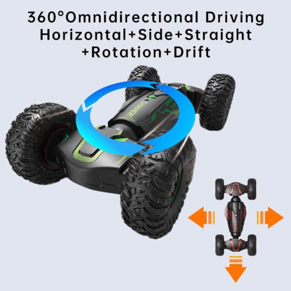 Toy Distributor China 2.4G Double Side Roll Remote Control Race Defend Extreme Vehicle Climbing Toy Rc Auto Steer Wheel Twisting Stunt Rc Car - Image 4