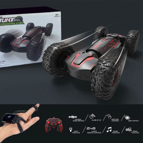 Toy Distributor China 2.4G Double Side Roll Remote Control Race Defend Extreme Vehicle Climbing Toy Rc Auto Steer Wheel Twisting Stunt Rc Car - Image 6