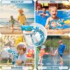 Kids Outdoor Toys Cool Shark Shape Adult Water Gun Electric Water Gun Up to 32 ft Long Range Automatic Water Gun for Kids - Image 19