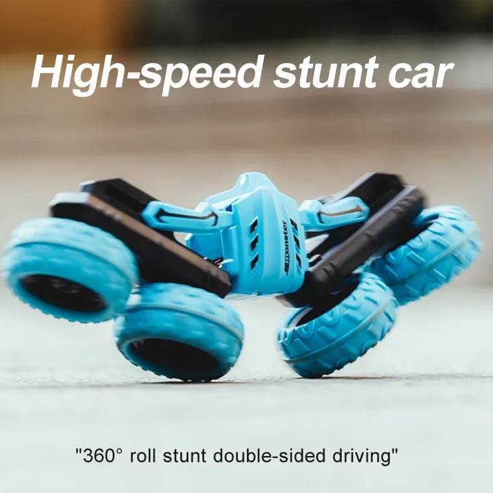 2.4G Air Gesture Stunt RC Toy Cars Auto Demo Spray 360 Rotation RC Stunt Dual Remote Control monster Car with Music - Image 5
