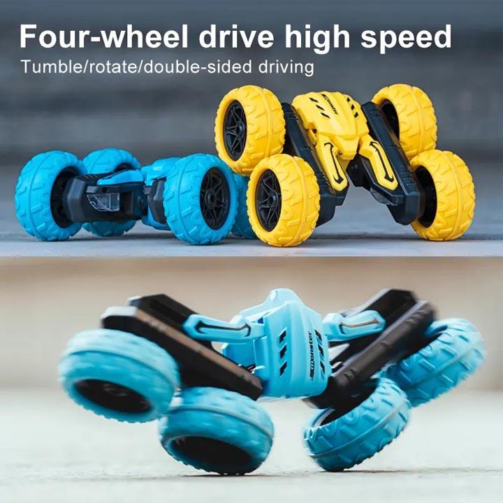 2.4G Air Gesture Stunt RC Toy Cars Auto Demo Spray 360 Rotation RC Stunt Dual Remote Control monster Car with Music - Image 7