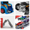 Toy Cars Hot Sell Metal Diecast Model Cars Freewheel Truck Set 8 Pcs Semi Trailer Truck Carrier Truck - Image 15