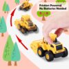 Toy Cars Colorful 4 Pack Friction Powered Construction Truck Toys Vehicles Construction Toys - Image 15