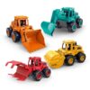 Toy Cars Colorful 4 Pack Friction Powered Construction Truck Toys Vehicles Construction Toys - Image 20