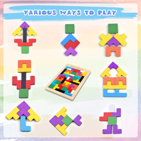 Wholesale High Quality Montessori Educational Toys Wooden 3d Jigsaw Puzzles Games For Kids - Image 6