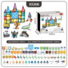 New Design 100pcs+99pcs Magnet Building Tiles Magnetic Building Block Sets for Kids - Image 18
