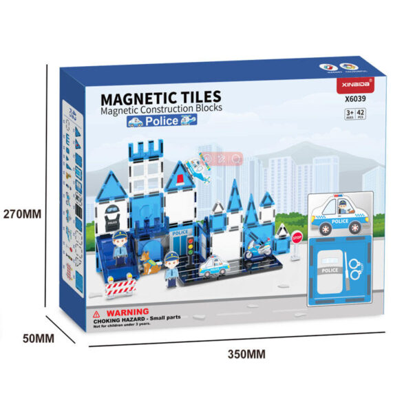 Factory Direct STEAM Toys Magnetic Tiles for Kids Magnetic Toy Block Plastic Building Blocks Set Kids Magnet Toys - Image 4