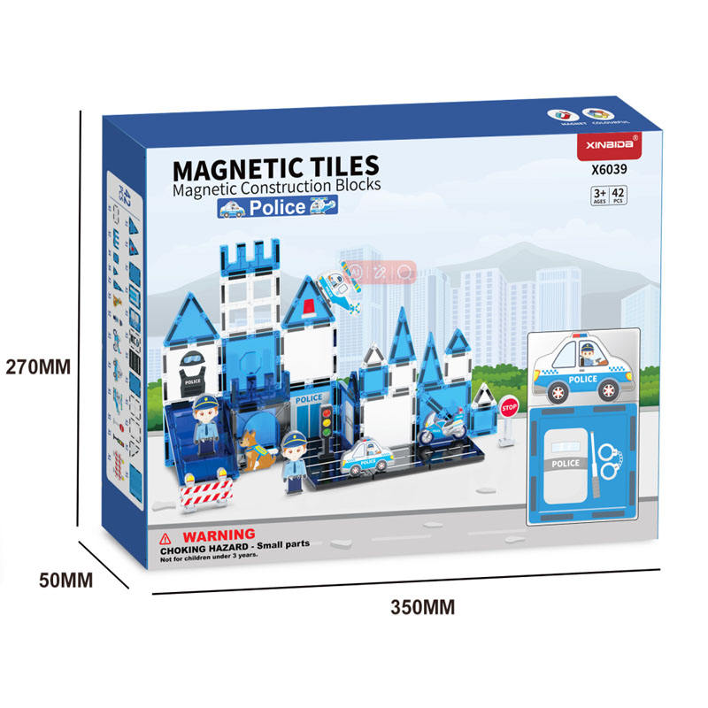 Factory Direct STEAM Toys Magnetic Tiles for Kids Magnetic Toy Block Plastic Building Blocks Set Kids Magnet Toys - Image 3