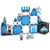3D Police Theme Magnetic Blocks Set Plastic Building Toys with Magnets for Children Magnetic Tiles Blocks - Image 14