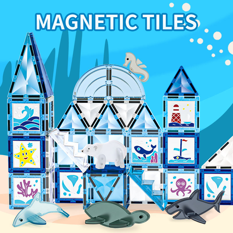 Children’s Early Education Magnetic Toys with Color Glue Diy Assembly Magnetic Blocks Educational Toys for Kids Learning - Image 3
