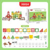 80 Piece Magnetic Tiles 3D Building Blocks Educational Toys For Kids DIY Painting Color Glue Toys Sets - Image 18