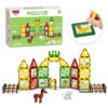 Hot Sell Magnetic Tiles Farm Series Learning Toys Building Blocks with Colorful Glue DIY Painting - Image 13