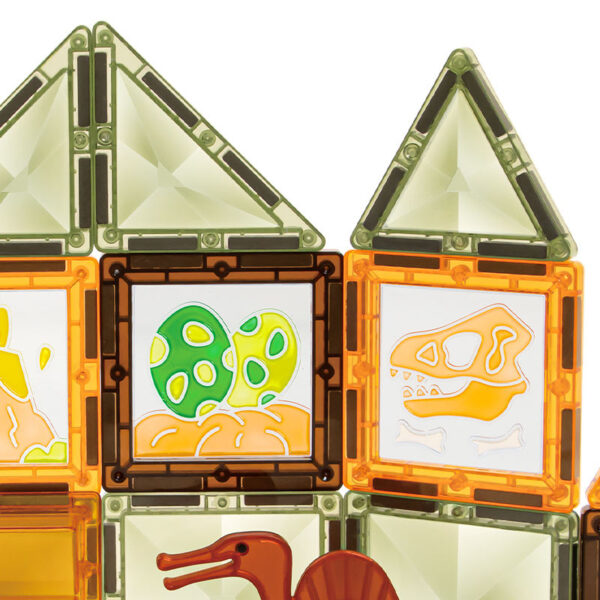Steam Toys Magnetic Construction Tiles Window Art Color glue 42 Piece Building Blocks Educational Toys for Children - Image 8