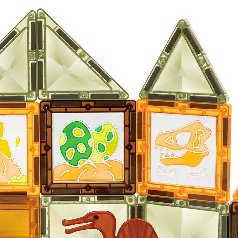 Steam Toys Magnetic Construction Tiles Window Art Color glue 42 Piece Building Blocks Educational Toys for Children - Image 7