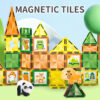 Kids Magnetic Tiles Color Glue Painting Building Blocks DIY Toys Art Creative Sets Magnetic Tiles - Image 14
