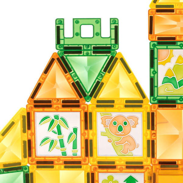 Kids Magnetic Tiles Color Glue Painting Building Blocks DIY Toys Art Creative Sets Magnetic Tiles - Image 8