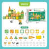 Kids Magnetic Tiles Color Glue Painting Building Blocks DIY Toys Art Creative Sets Magnetic Tiles - Image 18