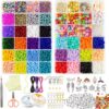 Girl Toys Mixed Clay Seed Beads Letter Beads DIY Completely Jewelry Making Starter Kit - Image 13