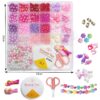 Girl Toys Mixed Clay Seed Beads Letter Beads DIY Completely Jewelry Making Starter Kit - Image 14