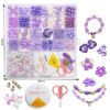 Girl Toys Mixed Clay Seed Beads Letter Beads DIY Completely Jewelry Making Starter Kit - Image 16