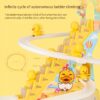 Cute Duckling Light Music Early Education Toy Track Slide Toy Little Duck Electric Climbing Stairs Toy - Image 17