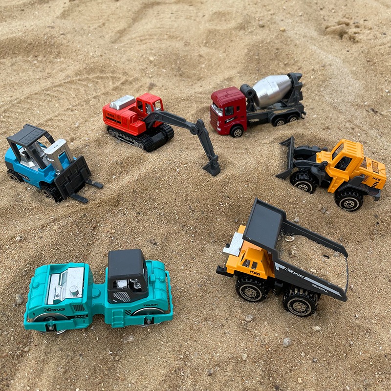 Alloy Metal 1/64 Scale Construction Toys Vehicles Engineering Excavators Dozer Diecast Toys - Image 9