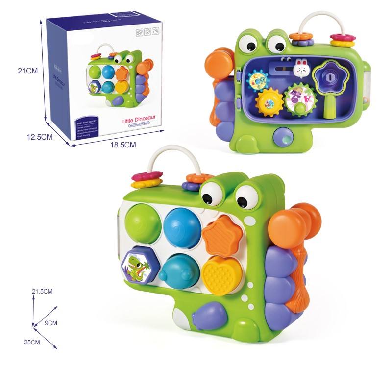 Educational Toy Cartoon Dinosaur Sorting Matching Blocks Toys Montessori safety Material for Kids - Image 3