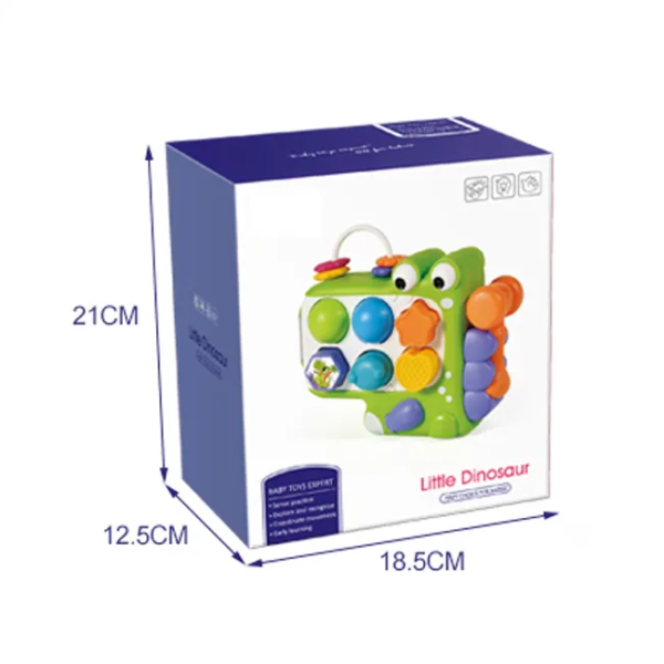 Educational Toy Cartoon Dinosaur Sorting Matching Blocks Toys Montessori safety Material for Kids - Image 12