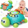 High Quality Cartoon Baby Crawling Induction Cartoon Turtle Telephone Musical Phone Toy Educational Games - Image 13