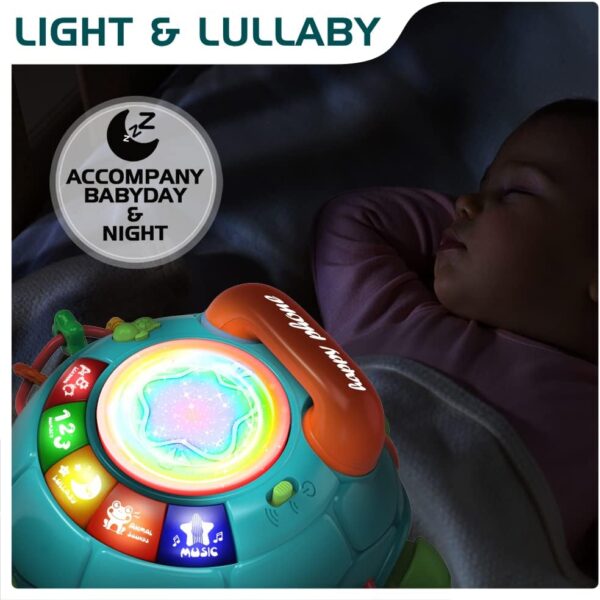 High Quality Cartoon Baby Crawling Induction Cartoon Turtle Telephone Musical Phone Toy Educational Games - Image 12