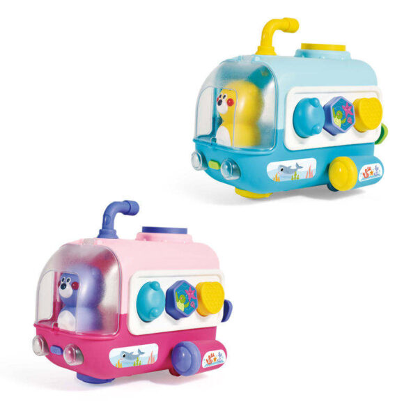 Sensory Shape Recognition Early Educational Music Light Baby Cartoon Shape Block Matching Toys - Image 2