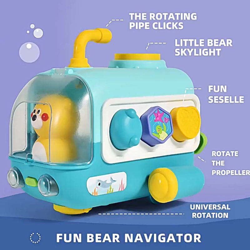 Sensory Shape Recognition Early Educational Music Light Baby Cartoon Shape Block Matching Toys - Image 11