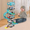 New Design Boys Play Game Set City 5 Floors Racing Track Sliding Car Parking Garage Toy for Kids - Image 13