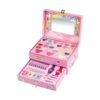 Girl Toys Pretend Play Cosmetic Toys 2 Layers Craft Purple Makeup Case Beauty Kit Eye Shadow Nail Polish For Make Up Kit - Image 13