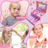 Girl Toys Pretend Play Cosmetic Toys 2 Layers Craft Purple Makeup Case Beauty Kit Eye Shadow Nail Polish For Make Up Kit - Image 17