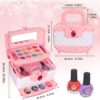 Little Girls Makeup Kit Baby Kids Makeup Box Kit Set Toys for Girls 8years - Image 14