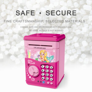 Girl Toys Novelty Kids Safe Plastic Paper Money Saving Boxes Digital Password Electronic Atm Piggy Bank - Image 18