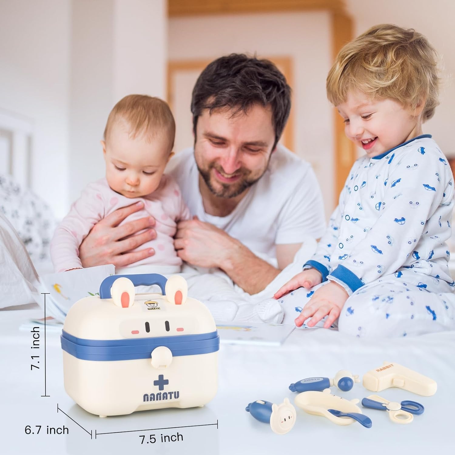 Cute Doctor Toys Educational Role Play Game Pretend Play Kids Toys Doctor Toy Play Set for Kids Girls Children - Image 7