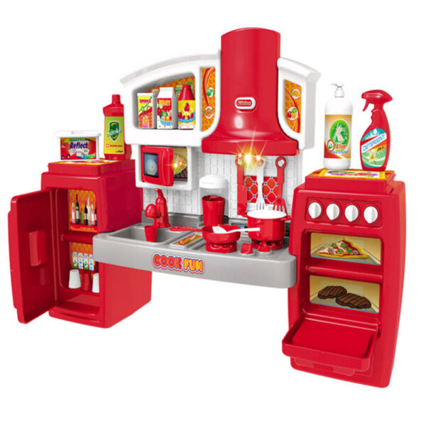 Wholesale Pretend Play Preschool Simulation Cook Girl Play House Tableware Set Kids Kitchen Toys - Image 4