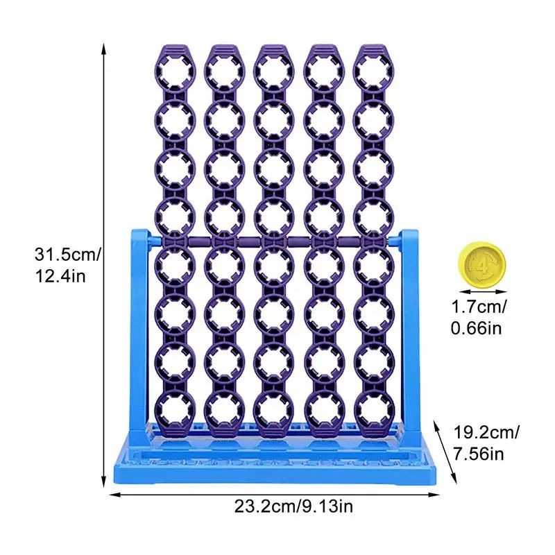 Wholesale Educational Toy Board Game Matching Chess Connect 4 Spin Game for Family - Image 9